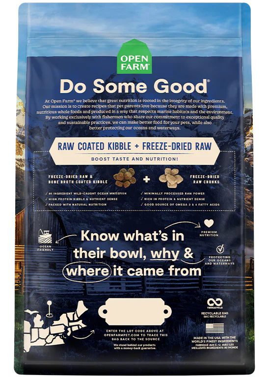 Open Farm | Wild Ocean Grain Free RawMix | Dry Dog Food Near Me | ARMOR THE POOCH